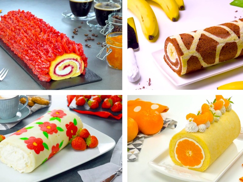 5 roulés de génoise - trouvez votre recette de roulé à la génoise préférée