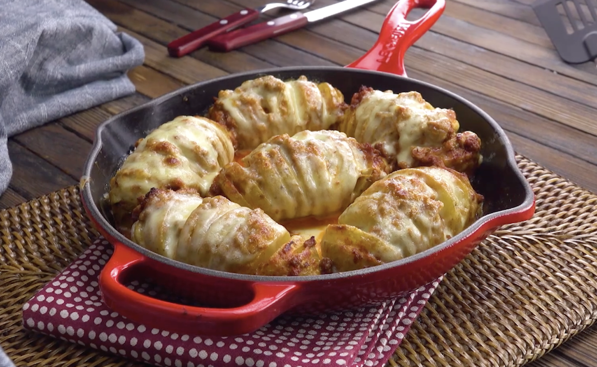 Lasagnes de pommes de terre Hasselback