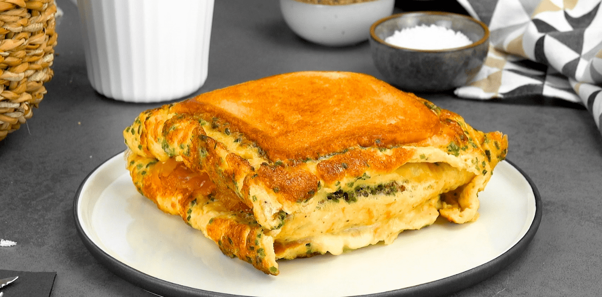 sandwich avec omelette 