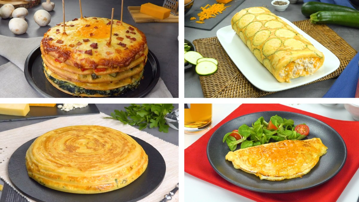 6 recettes d'omelettes créatives | avec pommes de terre