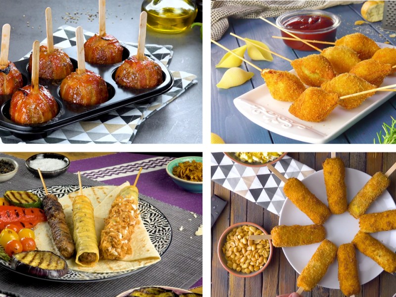 5 recettes délicieuses sur bâtonnet - idées d'en-cas en brochette