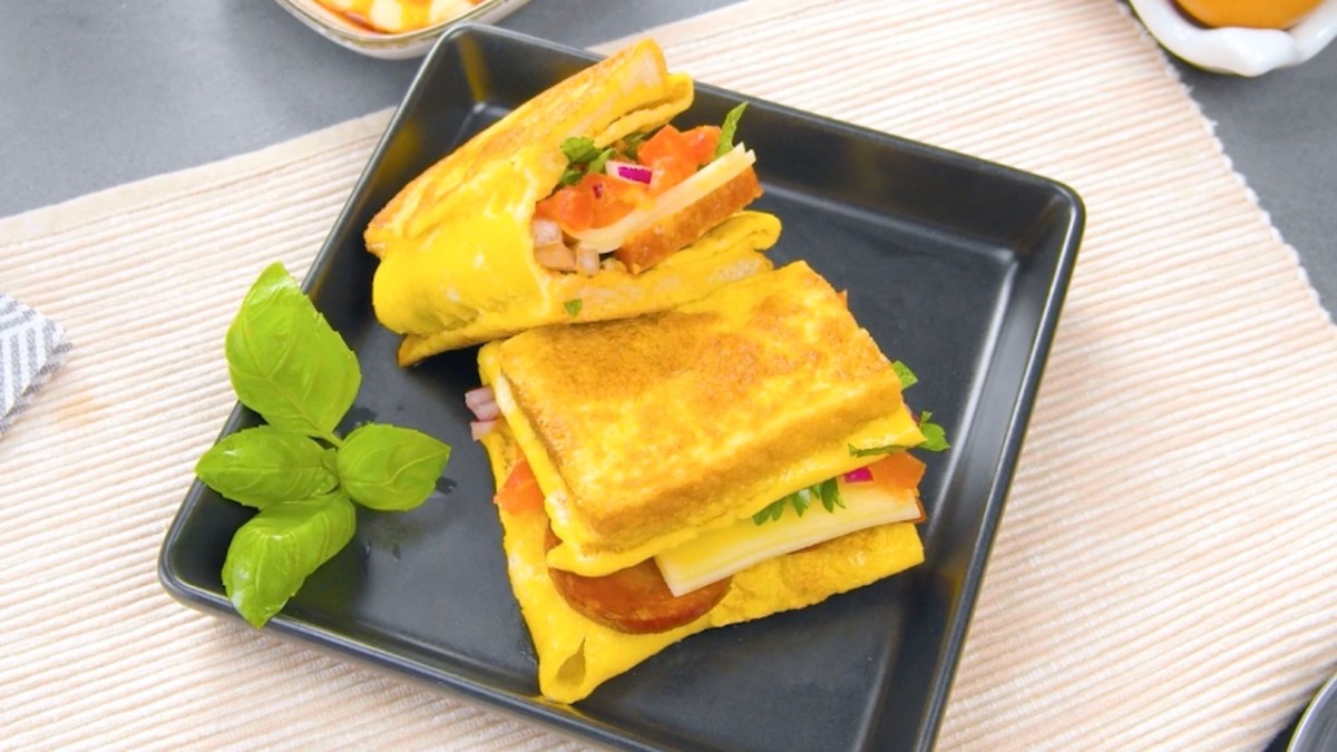 4 idées de toasts aux œufs à la poêle | L'omelette rencontre le toast