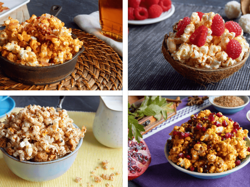 6 recettes originales de pop-corn