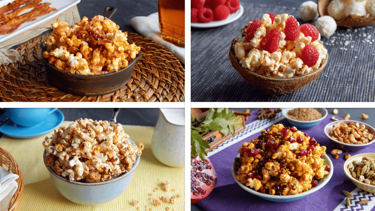 6 recettes originales de pop-corn